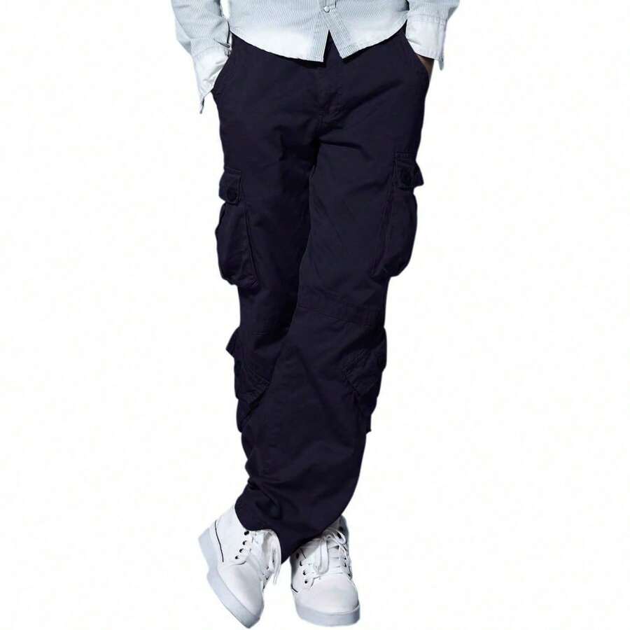 Pantalones cargo para hombre - 3357 Azul violáceo - Ver 1