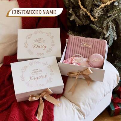 Personalized Gift Box Set, Mother's Day Gift, Bridesmaid Gift, Birthday Gift, Blank Magnetic Gift Box, "Will You Be My Bridesmaid?"