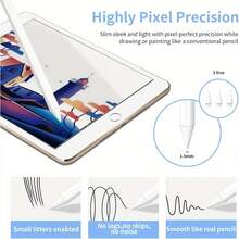 ​​Universal Stylus Pen For All Touch Screens - Compatible With IPhone, IPad, Android Tablets, Microsoft Surface Pro & Other Touch Screen Devices​ - trắng - Xem 7