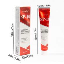 1/3/5/10 Pcs Oralhoe SP-10 Probiotic Toothpaste, SP10 Toothpaste, SP 10 Ultra Whitening & Brightening Toothpaste, Ultra Fresh Probiotic Toothpaste, Deep Clean - White - View 6