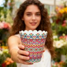 SNA 2025 Noua Serie de Containere pentru Ghivece de Flori 5D Mandala Diamond Broderie Vază DIY Pictura cu Diamant Artă Desktop PVC Ghiveci de Flori Decorare Acasă Decor DIY Meșteșuguri Diamond Art Pictura Diamond Art Diamond Art Pictura Diamond Art Decorare de Crăciun Decorare de Halloween Decorare de Diamant Art Accesorii pentru Artizanat Consumabile