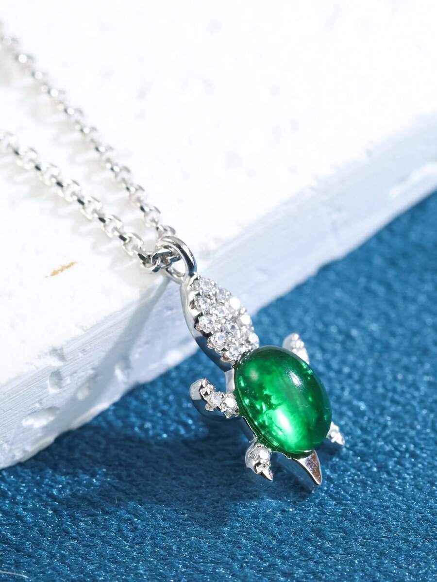 1 colar de luxo em prata S925 com rubi cultivado em laboratório, adequado para banquetes, festas, casamentos, ótimo presente para família, amigos, dia das mães, Natal