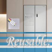 Pizarra magnética de acrílico transparente para el hogar/Planificador semanal, pizarra de borrado en seco para el refrigerador, planificador semanal de acrílico reutilizable y fácil de limpiar