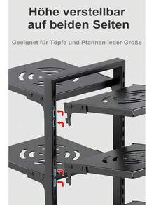 Pot Racks - 5 Levels - View 2