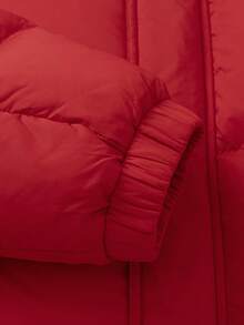 Balabala BalaOne Tween Girl' Down Jacket 2025 Winter, Warm Puffer Outerwear For Boys & Girls - Red - View 5