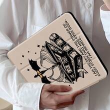 这款精美可爱的万圣节卡通黑蝙蝠书，印有字母、月亮和星星，双面喷漆亚克力透明水晶背壳，防震设计，适用于 iPad 第七代、第八代（10.2 英寸）、第十代。内置笔槽，支持睡眠唤醒功能/多种折叠支架方式。是万圣节和新年礼物的理想之选。 - 彩色 - 查看 2