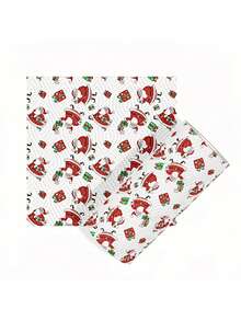 Christmas Kitchen Paper Towels, 3-Ply Thickened Roll, Disposable Kitchen Cleaning Dry & Wet Dual-Use Household Thickened Roll Paper, Disposable Kitchen Paper Towels, Washable Dry & Wet Dual-Use, Cleaning Supplies, Random Style Selection, Christmas Family Cleaning Tools, Christmas Gift, Christmas Decorative Paper Towels - Multicolor - View 11
