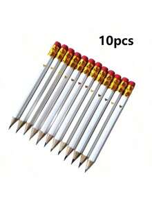 10pcs/20pcs Mini Party Favors - Pencils, White Pencils, Small White Pencils, Games, Bridal Party Pencils - Multicolor - View 12