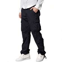 Men's  Cargo Pants - 6064灰黑色 - 查看 2