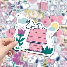SNOOPY 50pcs  Graffiti Stickers Anime Decoration Children's Handbooks Car Skateboards Waterproof Stickers,Christmas Gifts ﻿ - Multicolor - View 8