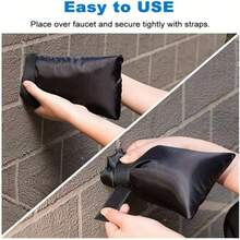 1 Stück Frostschutz-Isolationsabdeckung für Außenwasserhähne, Winterschutz-Isolationsjacke für Außenwasserleitungen