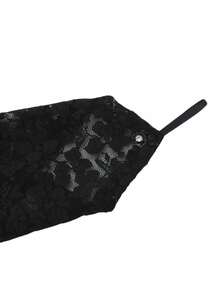 1Pair Lace Fingerless Gloves Elbow Length Bridal Wedding Arm Sleeves Opera Gloves For Bride And Women - Multicolor - View 10