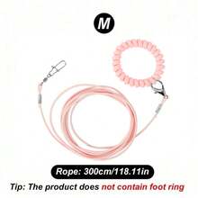 1pc Parrot Leash, Bird Training Leash For Small Parrots To Prevent Escape (Foot Ring Not Included)