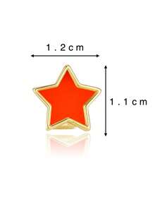 1 Set Punk Hollow Horn Fang Design Unisex Jewelry, Suitable For Nightclub, Halloween, Christmas, Daily Wear, Gold & Silver Colors