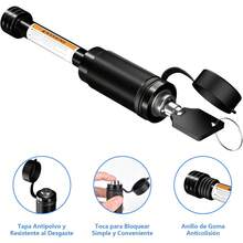 Candado de Receptor para Remolque, Pasador de 5/8" de Diámetro, Antirrobo e Impermeable para Receptor de 2 Pulgadas de Clase III IV, Impermeable, para Remolque, Coche, Barco (Negro) - 1 - Ver 6