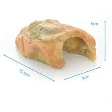 Reptile Rock Hideaway, Lizard Fence, Turtle Climbing Platform, Gecko & Snake Shelter, Habitat, Suitable For Breeding Enclosure And Aquarium Decor