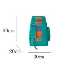 大容量旅行背包，轻质牛津面料，多隔层设计，干湿分离，专用平板电脑隔层和多个口袋，时尚耐用的背包，适合户外探险、徒步旅行、通勤、上学和商务旅行 - 彩色 - 查看 11
