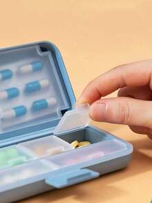 Portable Pill Storage Box Moisture Proof Pill Organizer For Men And Women Travel Essentials Cruise Essentials Dorm Essentials Daily Pill Box To Hold Vitamin Medicine Medication And Supplement PP Pill Container First Kit Medical Bag For Travel Home Camping Outdoor Hiking Hunting Back To School - Multicolor - View 7