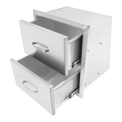 Outdoor Kitchen Drawers, BBQ Island Drawers, Stainless Steel Pull-Out Drawers