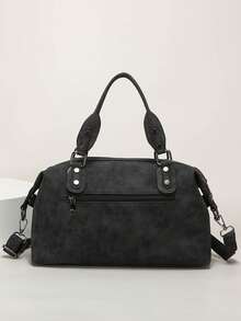 Nouveau sac  PU pour femmes, style rétro, sac à main. Sac à bandoulière mode avec sangle amovible. Porte-monnaie pour le travail et les voyages des femmes. Gris, noir, vert