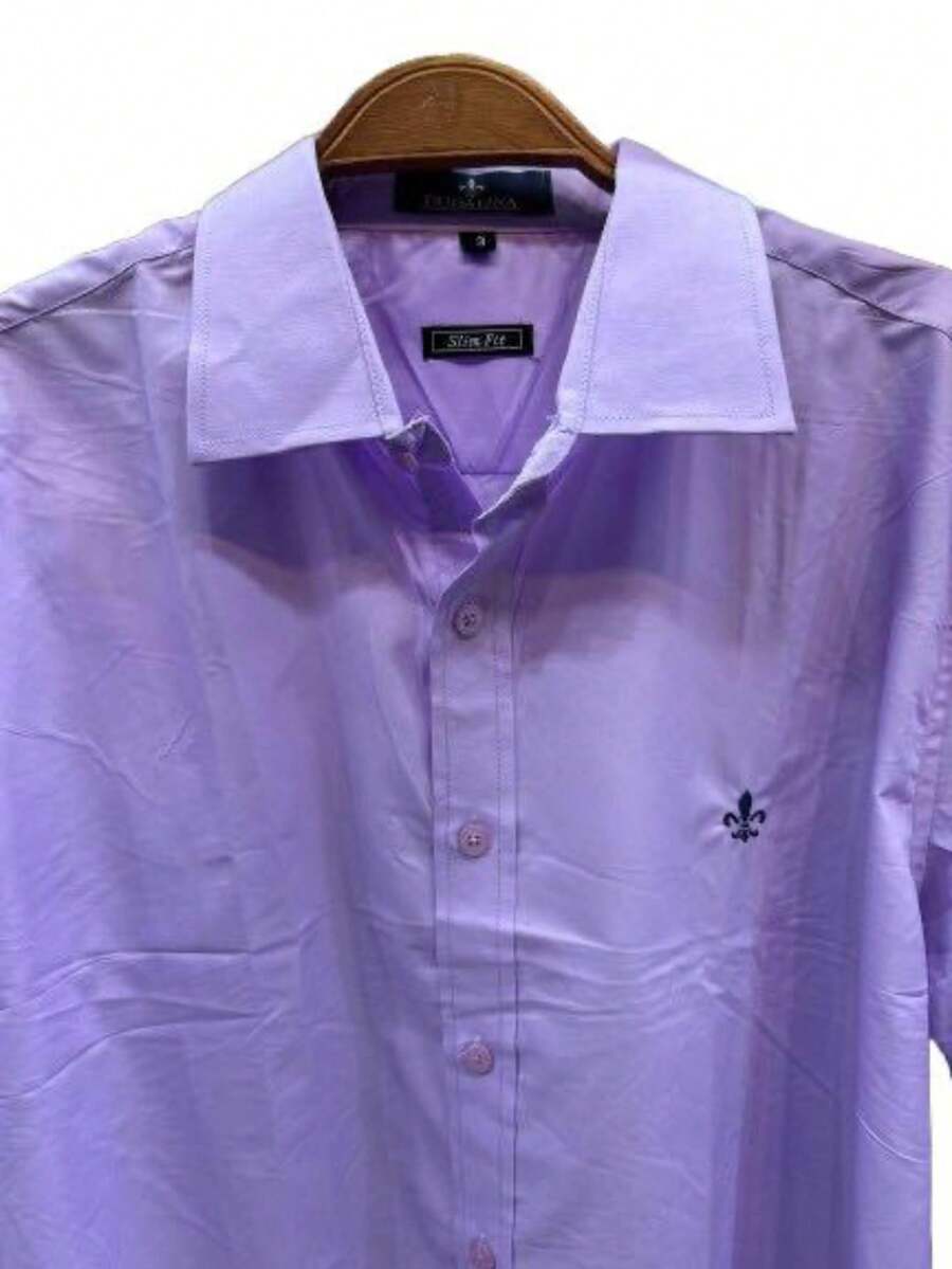 Men's Slim Fit Social Suit - Màu tím hoa cà - Xem 1