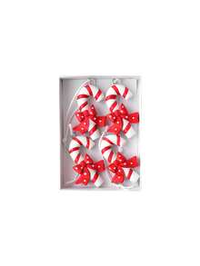 4 piezas de adornos colgantes de resina con diseños de hombrecillo de jengibre y árbol de Navidad, decoraciones de árbol de Navidad con bastón de caramelo para fiestas navideñas en interiores, regalos y decoraciones