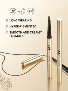 CATKIN Waterproof Double-Ended Eyebrow Pencil, Professional Eyebrow Grooming Pencil, Includes Eyebrow Brush And Refill, Brown-Gray C04 Gray - C04 Grey - View 2