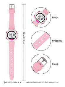 MINGRUI Best-Selling Waterproof Children's Watch, Simple & Fashionable, Luminous Alarm Clock Timer Multi-Function Watch For Boys & Girls, School Supplies, Kids' Gift - Multicolor - View 9
