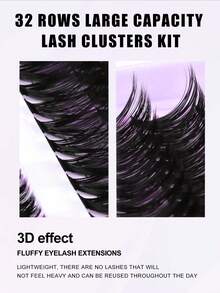 Bộ dụng cụ nối mi 640 món, quà tặng Giáng sinh - Bao gồm mi giả, keo dán, nước tẩy trang, nhíp và cọ, dễ sử dụng cho cả chuyên gia và người mới bắt đầu, tiện lợi cho việc sử dụng tại nhà. Bộ dụng cụ nối mi cơ bản dành cho người mới bắt đầu: Bao gồm mi giả, keo dán, nước tẩy trang và các dụng cụ, giúp bạn dễ dàng tạo ra kết quả chuyên nghiệp ngay tại nhà. - màu đen - Xem 5