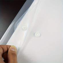 4 wytrzymałe kieszenie na dokumenty – wodoodporne, przezroczyste torby do przechowywania z etykietami ułatwiającymi identyfikację