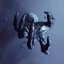 恶魔之手壁挂雕像 魔鬼之爪手雕塑 哥特式装饰，万圣节客厅墙饰 圣诞装饰 家居圣诞礼物 圣诞装饰品 - 黑色 - 查看 6