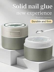 XEIJAYI 1支12毫升固体美甲胶水 - 强力粘合剂，适用于指甲板、3D美甲，需配合UV/LED美甲灯使用 - 無色 - 查看 3