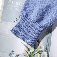 男士撞色套头针织毛衣，冬季长袖上衣