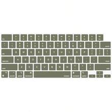 Keyboard Cover Skin Compatible With 15 Inch M3 A3114 M2 A2941/13.6 A3113 A2681/Pro 14/16 M4 M3 M2 M1, Midnight Green - Army Green - View 13