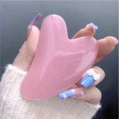 1 Pieza Juego de Masaje Facial de Belleza, Incluye Rodillo, Tabla de Masaje, Tabla de Raspado Corporal, Opciones de Color Rosa y Blanco, Productos de Belleza y Cuidado de la Piel, Spa, Autocuidado, Herramientas de Cuidado Facial, Accesorios Estéticos, Herramientas de Masaje Facial, Rodillo Facial, Material ABS