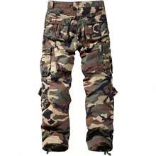 Men's  Cargo Pants - Khaki Camo - View 3