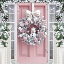 1 Stück Weihnachts-Türvorhang, Outdoor Veranda Deko zum Aufhängen, 89,92x179,83cm Weihnachts-Türdekoration, geeignet für Innen- und Außenpartys, Feiertags-Fotobox Hintergrund