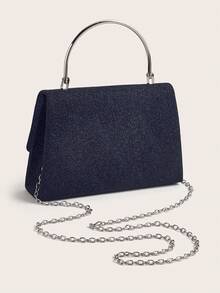 Borsetta Gretel elegante e semplice, borsa a spalla blu navy elegante e alla moda, adatta per feste, matrimoni, cene, banchetti serali delle donne, adatta per ragazze alla moda, signore, donne, molto adatta per feste, matrimoni, balli, cene/banchetti, è il miglior regalo per le donne