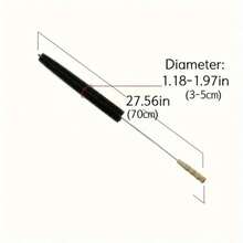 1 Piece Of Washer & Dryer Vent Cleaning Brush With A Long Flexible Rod And Spiral Bristles - Collect Dust, Remove Detergent Residue, Prevent Blockage, Maintain Equipment Efficiency, Washing Machine Cleaning Tool, Tidy Up The Lint Trap, Ergonomic Handle Design, Sturdy Handle Structure - 黑色1個 - 查看 8