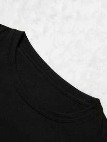 Custom Picture Printed T-Shirt, Casual Short-Sleeved Round Neck T-Shirt Spring/Summer, Women's Wear