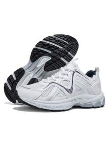 baasploa 1 Paar modische Schnürsneaker für Damen, lässige leichte Sportschuhe, niedrige Oberteile für bequemen Alltag, Studentenschuhe, Dicksohlige Freizeitschuhe für Sport, geeignet für Outdoor-Aktivitäten