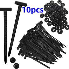 升级版尼龙通用扎带扣，多功能尼龙夹，抗紫外线汽车拉链领带夹，适用于汽车挡泥板、保险杠、后备箱和家庭使用（50 件） - 彩色 - 查看 13