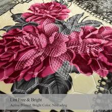 Winterliche Thermohülle - Gedrucktes Muster - Grau-grüne Rose - Übersicht 4