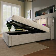 Bed Bases & Foundations - Natural + Linen - View 6