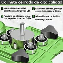 Guía De Sierra De Agujero De Broca Con Soporte De Succión - Verde - Ver 5