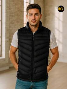 Big City Men Winter Coats - Black - View 2