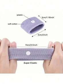 2/1 件防眩晕腕带，适用于户外活动、防晕动病、旅行、缓解晕动病、晕船病、晕机病