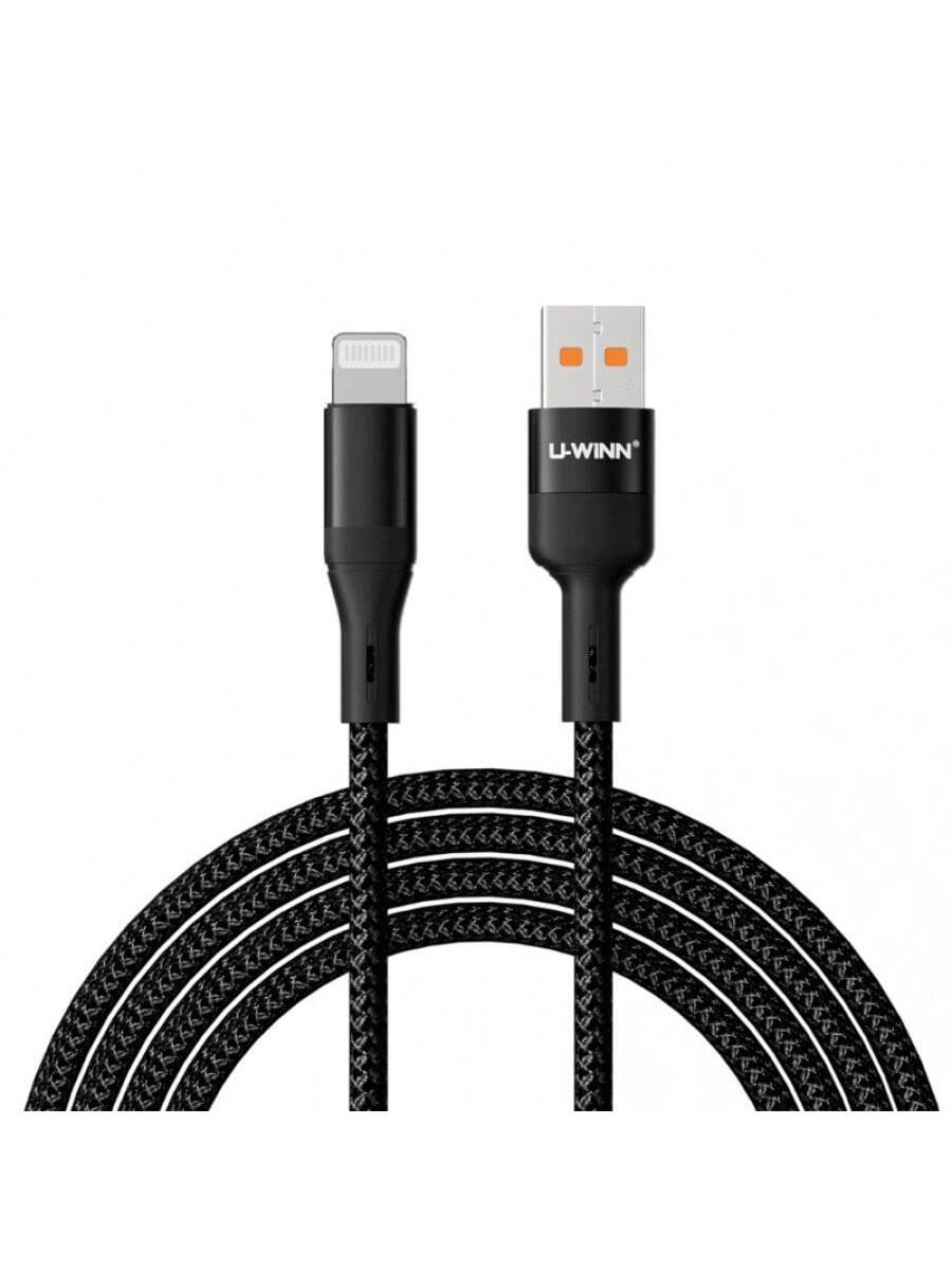 L202 Cable Lightning 2.4A 1M Negro USB 3.0