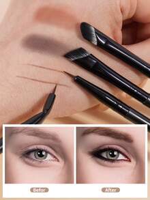 MAANGE 4pcs Professional Eye Makeup Brush Set,Eyeliner Brush,Eyebrow Brush,Detail Brush Makeup Tools With Soft Fiber Multifunctional Ultra-Soft Makeup Brush,Perfect For Daily Use And Party,Suitable For Beginners Makeup Brush,For Easy Carrying,Brush For Travel,Gift For Women&Girls