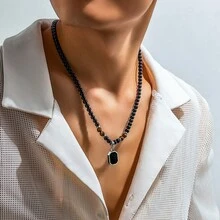 Men Beaded Necklaces